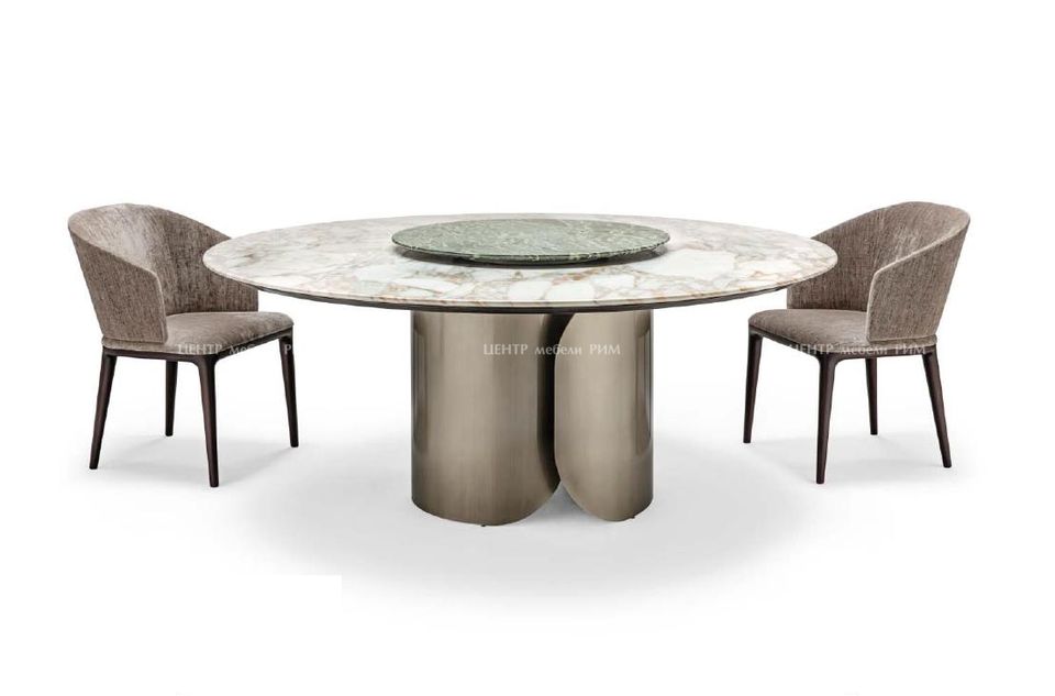 Итальянский круглый стол с менажницей OSCAR OPERA CONTEMPORARY(ANGELO CAPPELINI (46015/18,47035)– купить в интернет-магазине ЦЕНТР мебели РИМ